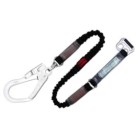 Fujii Denko TBL-AB-NV593SV-BK-N TBL-AB-NV593SV-BK-N New Standard Nobilon Lanyard for Torso Belt Type (1700 mm) Black Crash Prevention Equipment Safety Belt