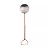 Small Heart Spoon in Brushed Stainless Steel & Copper Love