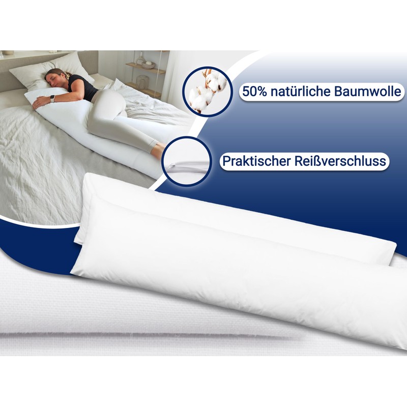 ZOLLNER Set of 2 Nursing Pillow Covers in 40 x