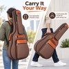 Acoustic Guitar Gig Bag for Travel – Padded Water-Resistant Carry