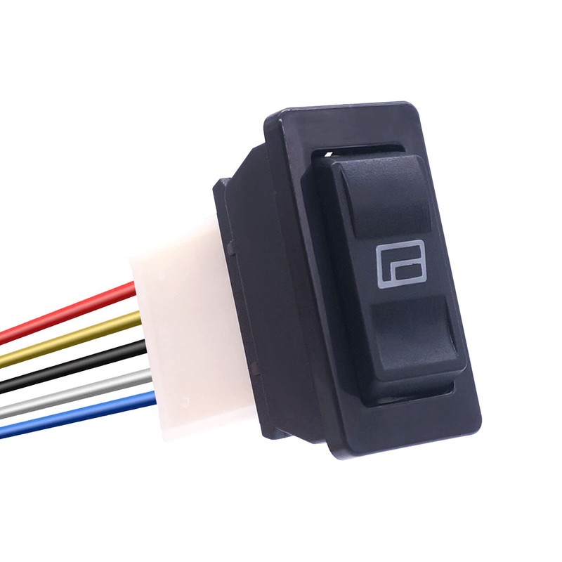 weideer 1 interruptor de ventana de coche de 5 pines,