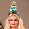 Banatra - Diadema de Navidad con luces LED, diseño de