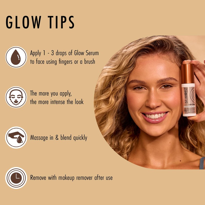 St Moriz Advanced Glow Serum Illuminating Face Drops | Illuminating