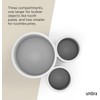 Umbra Touch Sujetador para Cepillo de Dientes, Blanco White