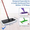 6 Pack Microfiber Mop Pads Covers Replacement Compatible with O-Cedar,Terry