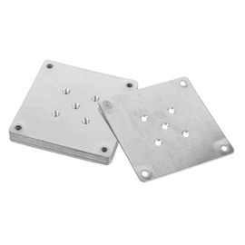 OSALADI Pack of 8 Furniture Sofa Legs Thickened Metal Table Leg Connection Attachment Metal Table Legs Furniture Leg Mounting Plates Furniture Leg Mounting Plates Furniture Connector