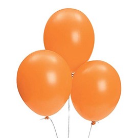 Bulk Orange Latex Balloons, 11 inch - Set of 144 - Party and Event Decor