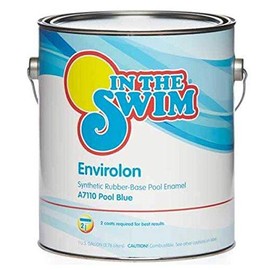 In The Swim Envirolon Rubber-Base Pool Paint - White 1 Gallon