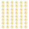 Leadigol 48pcs Mini Round Button Buckle Metal Snap Buttons,Sew- on