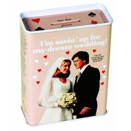 Savin Up for A Dream Wedding - Tin Bank - Blue Q