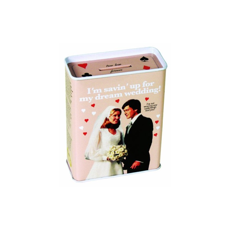 Savin Up for A Dream Wedding - Tin Bank -