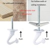OOTSR 6 Sets Metal Ceiling Hooks, Heavy Duty Swag Ceiling