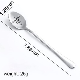 Funny Couple Gifts for Him and Her Anniversary Valentines Day Gifts for Husband Girlfriend Birthday Gift for Wife Boyfriend I Cerealsly Love You Spoon Gifts for Couples
