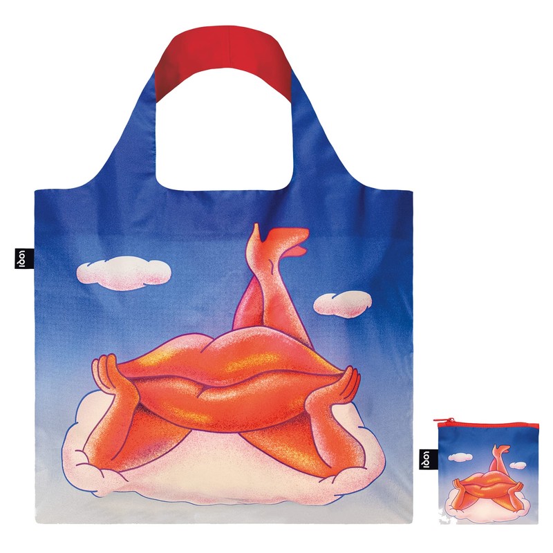 LOQI Lippy Lips Recycled Bag