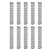 sourcing map 10Pcs Compression Spring, 6mm OD, 0.8mm Wire Size,