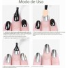 Polvo para Uñas con Efecto Espejo y Cromado Metálico para