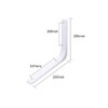 FEEIMOL Pack of 2 Heavy Duty Shelf Brackets, Shelf Brackets,