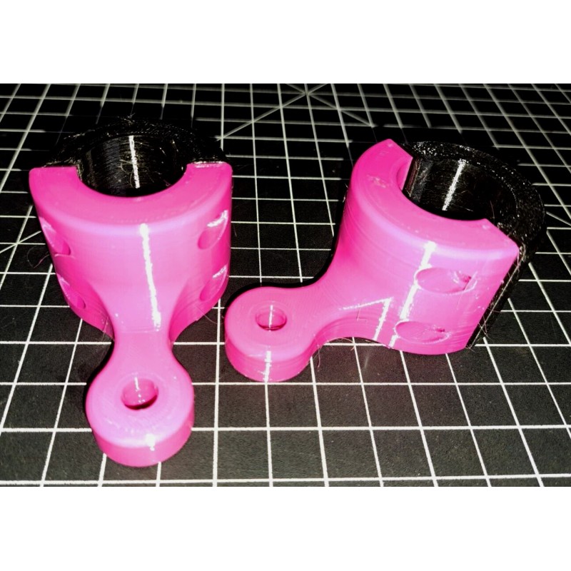 Coleman Mini Bike LED Headlight Bracket Pair Fork Mount