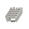 KOKOPROS Blank Skateboard Kokanee Fishing Dodgers, 4-3/4" Length, Chrome, 25-Pack