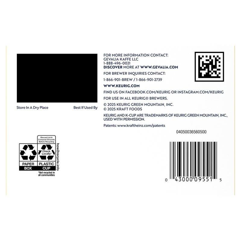 Gevalia Signature Blend Mild Light Roast K-Cup Coffee Pods, 10