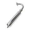 Exhaust Muffler Pipe Motorized Bicycle Engine Muffle Tailpipe Exhaust Pipe