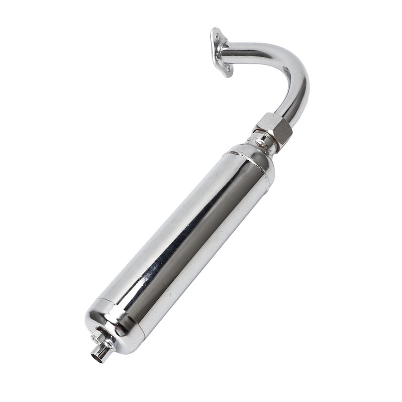 Exhaust Muffler Pipe Motorized Bicycle Engine Muffle Tailpipe Exhaust Pipe