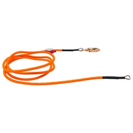 5/8" x 14' Steel Core Flipline Kit, Adjustable Lanyard Steel Core with Triple Lock Carabiner Adjuster, Cut Resistant, Tree Climbing Harness Lanyard Flipline for Climbing Trees, Arborist