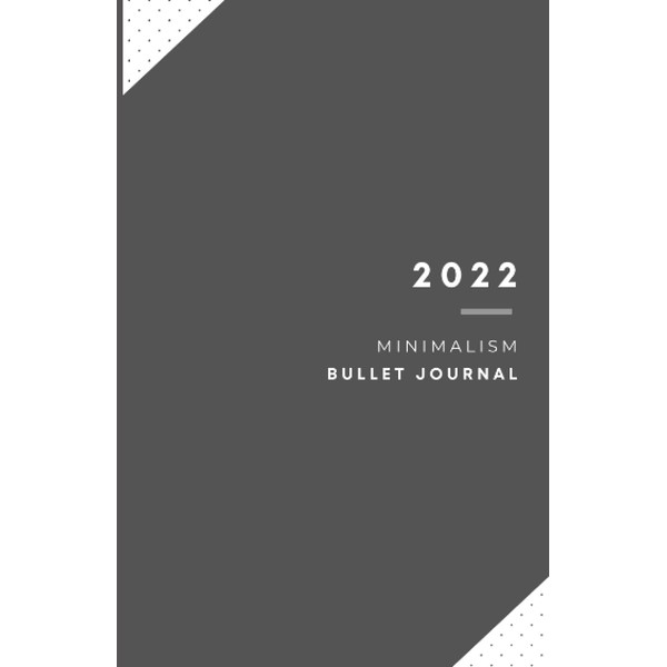 2022 Weekly and Monthly Planner Minimalist Bullet Journal For Work