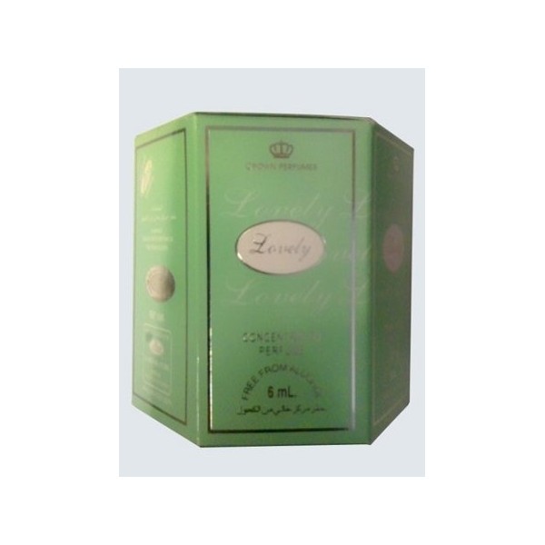 Lovely - 6ml (.2oz) Roll-on Perfume Oil by AlRehab (Box of 6)