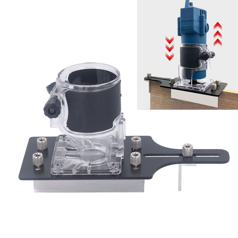 Wood Router Base Accurate Positioning 2 in 1 Compact Router