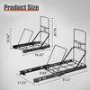 SOCONT Stainless Steel Slide-Out Trash Bin Rack, Enhanced Heavy-Duty Cabinet