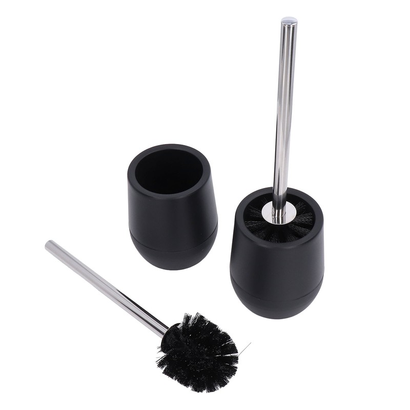 2Pcs Toilet Brush Robust Lockable Threads Efficient Safe Durable Material