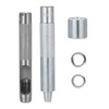100 Sets 10mm 3/8-inch Grommet Kit Silver Sewing Eyelet Kit