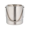 Viners Barware Silver Stainless Steel Double Wall Ice Bucket, 1.5L