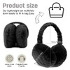Riisoyu Winter Ear Warmers Plush, Winter Earmuffs Foldable Girls Outdoor