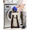 Dalykate Backpack Laundry Bag, 115L Large Hamper with Shoulder Straps,