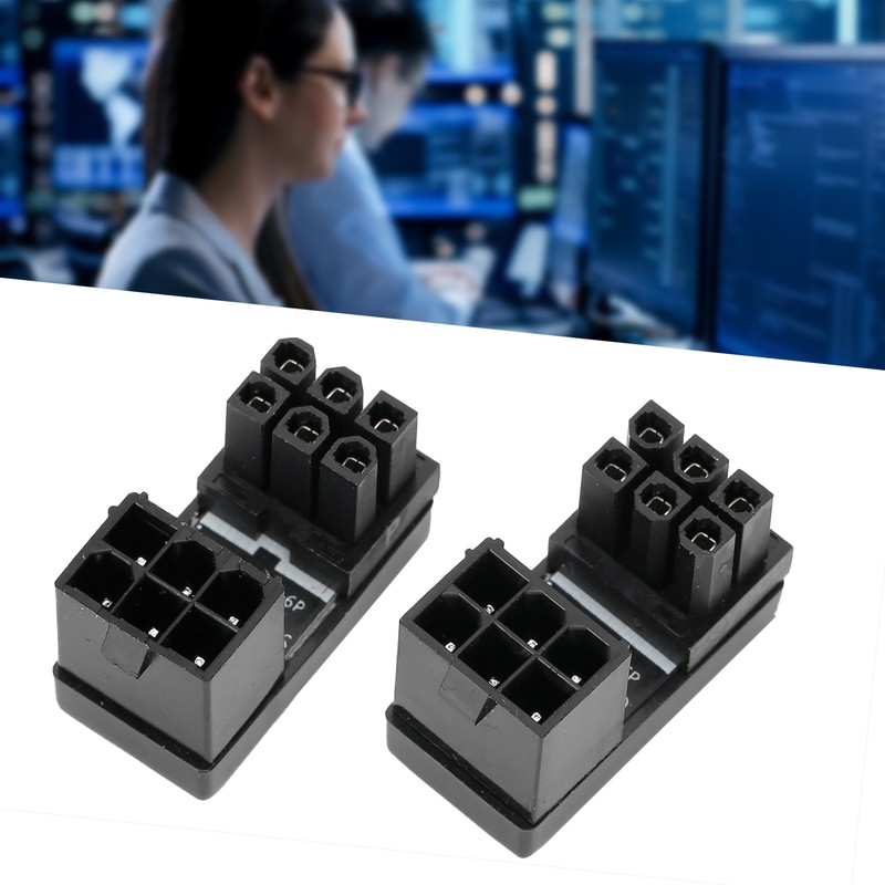 ATX 6Pin Adapter for Desktops Graphics Card Female to Male