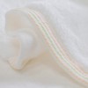 Imabari Towel Gift Sara-la (Edge-en) Face Towel, 1 Sheet, White,