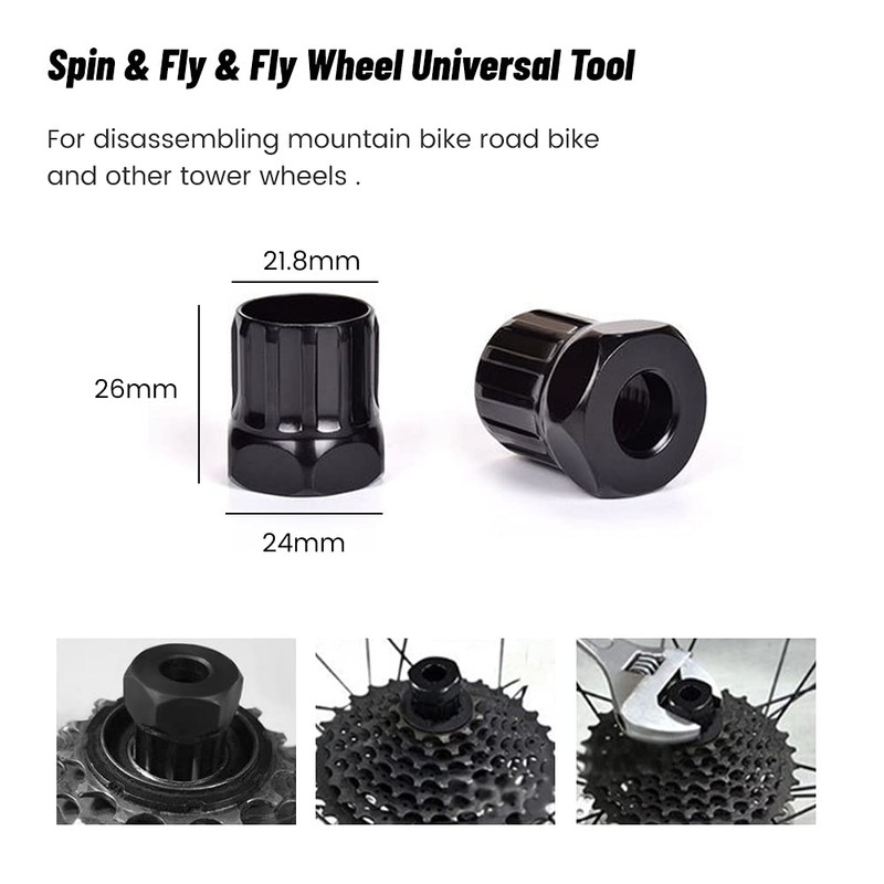 Bicycle Cassette Removal Tool, XiXiRan Bicycle Repair Tool, Disassembly Tool