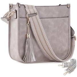 4053 Women's Elegant Crossbody Bag For Women Leather Hobo Handbag Wallet Set With 2count Adjustable Guitar Leopard Strap hkclufbag crossbody purses 2025:_Yungrey