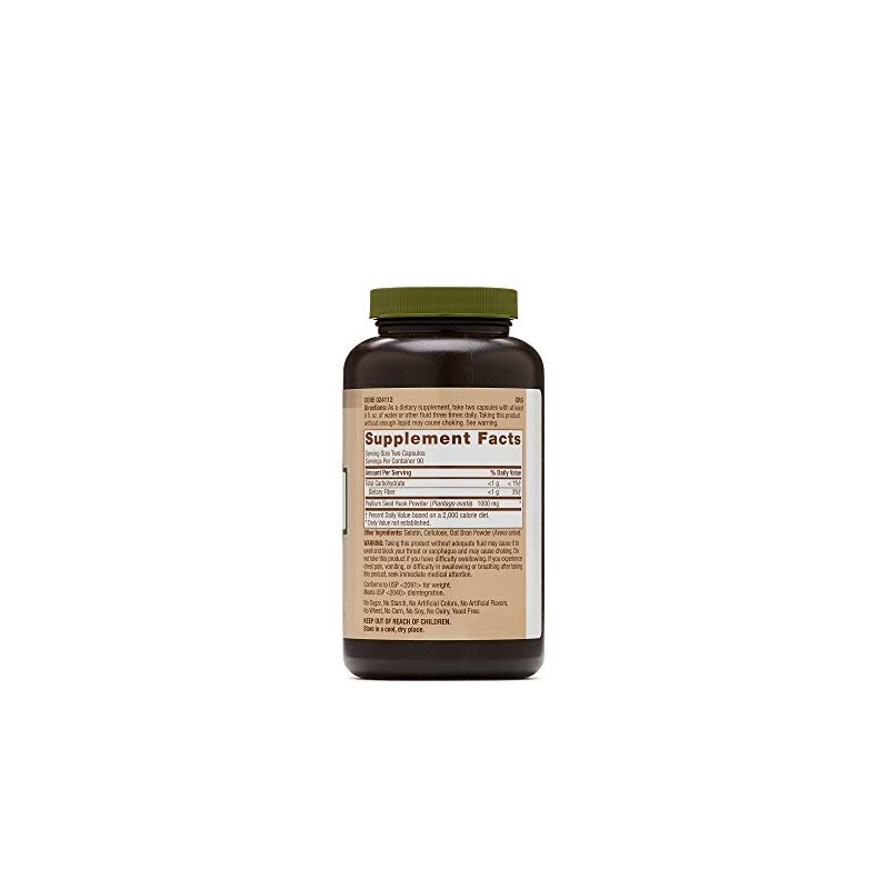 GNC Natural Brand Psyllium Seed Husk 500mg, Supports Digestive Health,