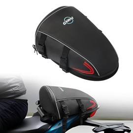 GAWAF Motorcycle Tail Bag, Upgrade 15L Waterproof Sports Motorbike Rear Seat Bag with Shoulder Strap, Motorcycle Tank Bag For Storage Saddle Bag Dirt Bike Accessories