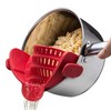 Clip-On Silicone Strainer for Pots & Pans – Compact Colander