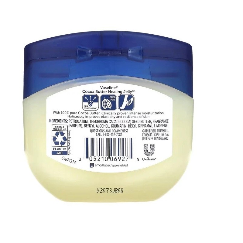Vaseline, Cocoa Butter Healing Jelly, 7.5 oz (212 g) Dermatologist