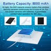 5W Solar Panel with 8000mAh Battery for Security Cameras, 360°