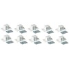 MPJ Extra Strong High Magnetic Catch - White/Nickel (10)