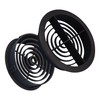 10 x Anthracite Grey Plastic 70mm Round Soffit Air Vents/Push
