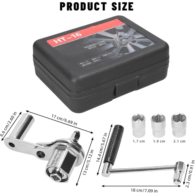 Angchun Torque Multiplier Wrench Set - 1:16 Torsional Torque Wrench