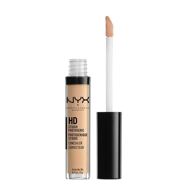 NYX PROFESSIONAL MAKEUP Professional Makeup HD Photogenic Concealer Wand, Für alle Hauttypen, Mittlere Abdeckung, Farbton: Sand Beige