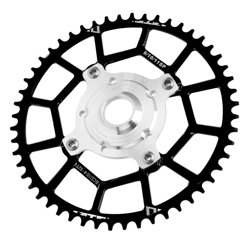 52T 104BCD Motor Bike Chainring Adapter Mid Drive Chainring Spider
